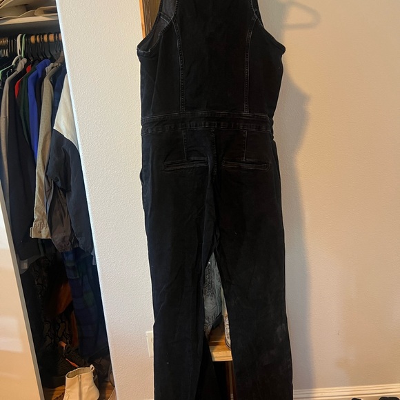 Black denim jumpsuit - Picture 2 of 3